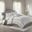 Polyester 4 Piece King Comforter Set In Snow Leopard