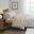 Polyester Knitted Micro Fleece Solid 3 Piece Twin Sheet Set In Khaki