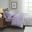 Polyester Knitted Micro Fleece Solid 3 Piece Twin Sheet Set In Lavender