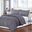 Polyester Medium Warmth Down Alternative California King Comforter Duvet Insert In Grey
