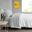 Polyester Micro Fiber Solid 3 Piece Twin Sheet Set In Grey