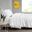 Polyester Micro Fiber Solid 3 Piece Twin Sheet Set In White