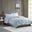 Polyester Microfiber 3M Scotchgard Solid King Blanket In Blue