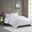 Polyester Microfiber 3M Scotchgard Solid Twin Blanket In White