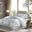 Polyester Microfiber Printed 7 Piece Twin Comforter Set In Aqua