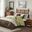 Polyester Polyoni Solid 7 Piece California King Comforter Set In Green