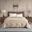 Polyester Soild Berber Brushed Twin Blanket With Crystal Velvet Binding In Tan