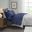 Polyester Solid 4 Piece Full Sheet Set In Navy