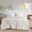 Porter Soft Washed Pleated Comforter Set In Neutral