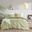 Porter Soft Washed Pleated Duvet Cover Set In Sage