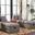 Pramla Outdoor Sette with Ottoman in Grey