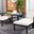 Pratia 5 Piece Outdoor Set In Beige