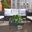 Presla 6 Piece Living Set In Black and White