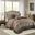 Princeton 5 Piece Jacquard Queen Bedspread Set In Red