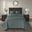 Quebec 3 Piece Reversible Bedspread Set In Balsam Green