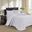 Quebec Polyester Microfiber 3 Piece Queen Bedspread Set In White