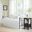 Quebec Polyester Solid 6 Piece Day Bed Cover In White