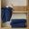 Quick Dry Cotton Towel Set In Indigo