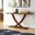 Rasmus Console Table In Chestnut Wire-Brush