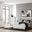 Ravalori Upholstered Panel Storage Bedroom Set In White and Brown