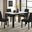 Resia Dining Room Set In Black and White