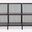 Rhapsody 72 Inch Open Storage Sideboard Cabinet In Black