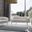 Ritz Velvet Living Room Set (Cream)