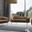 Ritz Velvet Living Room Set In Brown