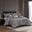 Riva 7 Piece Comforter Set In Grey