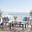 Riverside 5 Piece Outdoor Patio Aluminum Set EEI-3793-SLA-WHI