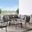 Riverside Gray Charcoal 6 Piece Outdoor Patio Aluminum Set EEI-3788-SLA-CHA