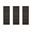 Rivington Modern 5-Shelf Open Bookcase Set of 3 in Dark Walnut