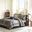 Robbie Polyester Microfiber Printed 7 Piece Comforter With Twin Sheet Set In Navy Multi