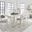 Robbinsdale Extendable Counter Height Dining Room Set In Antique White