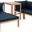 Ronson 5 Piece Sectional Set In Navy