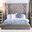 Rosabelle Eastern King Bed In Gray