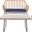 Roston 4 Piece Living Set In Navy