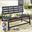 Ruben Dark Slate Grey Balcony Bench And Table