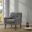 Ryder Mid Century Modern Gray Woven Fabric Tufted Armchair