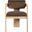 Sacha Velvet Dining Chair Set of 2 In Brown and Natural
