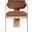 Sacha Velvet Dining Chair Set of 2 In Cognac and Natural