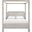 Salina Linen Textured Fabric Upholstered Full Bed In Beige