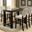 Sania Bar Table In Antique Black