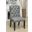 Sania Wingback Chair Set of 2 In Light Gray