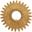 Santo Gold Leaf Handcarved Mirror