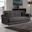 Sara Upholstered Convertible Sofabed with Storage In Gray