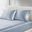 Satin Luxury 2 Pc Pillowcases In Blue
