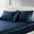 Satin Luxury 2 Pc Pillowcases In Midnight Blue