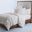 Savanna 5 Piece Queen Comforter Set In White