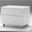 Savvy High Gloss Crystal White Glass Top Night Table